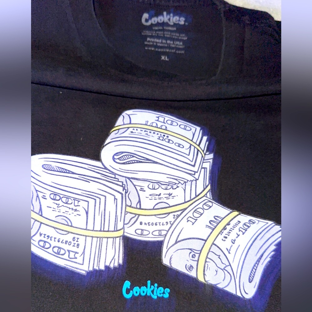 Cookies men’s black T money bundles